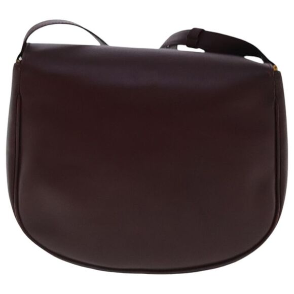 Cartier Must De Cartier Burgundy Leather Shoulder Bag (Pre-Owned) - Picture 2 of 16